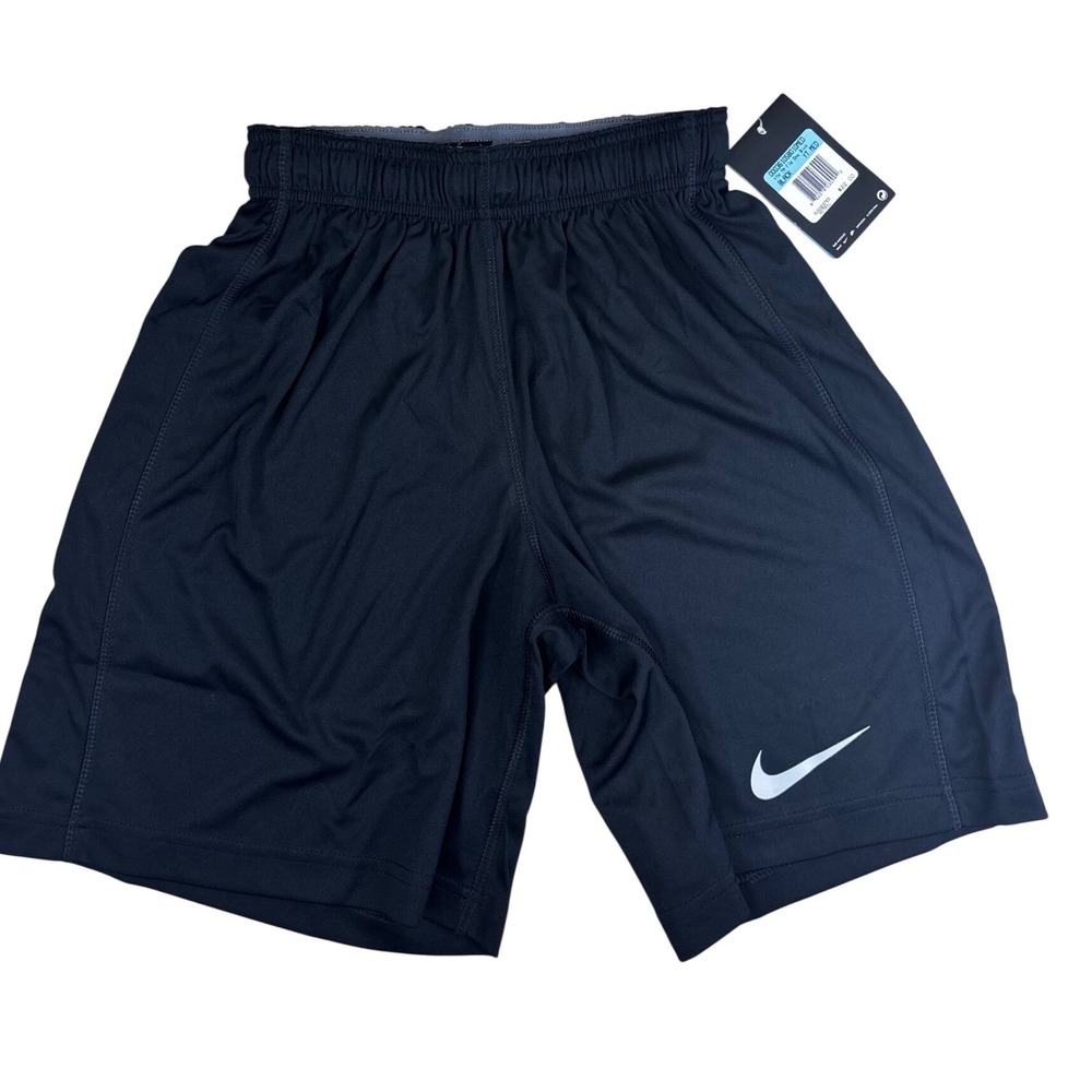 Nike Youth Boys Dri-FIT Team Fly Shorts Black Medium NWT 442443